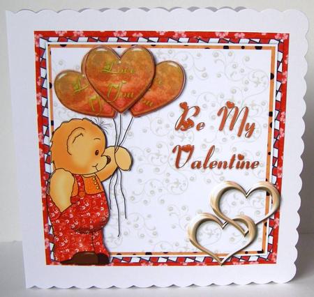 Valentine Teddy by Margaret McCartney