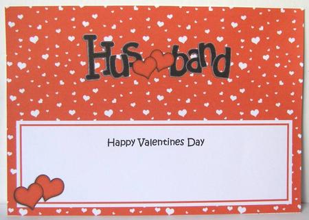 Valentines Day Husband Large Dl Matching Large Dl Insert by Margaret McCartney