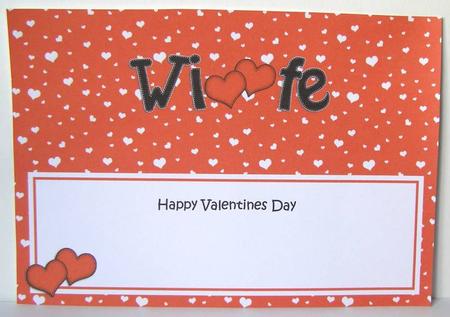 Valentines Day Wife Large Dl Matching Large Dl Insert by Margaret McCartney