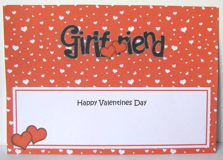 Valentines Day Girlfriend Large Dl Matching Large Dl Insert by Margaret McCartney