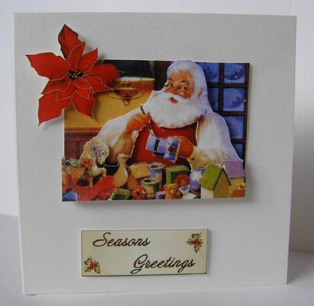 Getting Ready for Christmas - Decoupage by Margaret McCartney