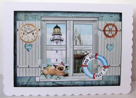 Vintage Sea View by Margaret McCartney