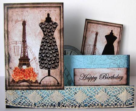 Toppers and Tags 8 Vintage Paris by Margaret McCartney