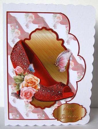 Red Hot Glitter Shoes by Margaret McCartney