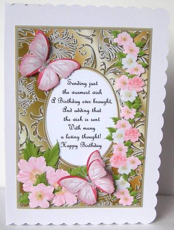 Butterflies with Gems, Dogwoods and Poem 9 by Margaret McCartney