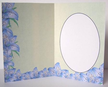 Blue Lily Insert by Margaret McCartney