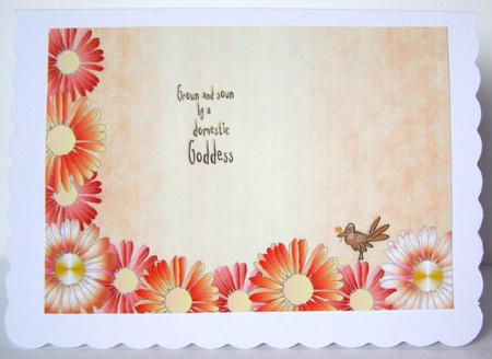 2 Tone Orange Backing Sheet 3 by Margaret McCartney