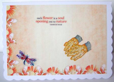 2 Tone Orange Backing Sheet 5 by Margaret McCartney