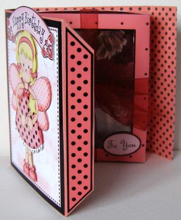 3D Fairy Fiz Gift Box Card Kit with 3D Decoupage by Margaret McCartney