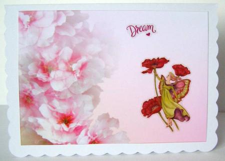 A4 Background Cherry Blossoms by Margaret McCartney