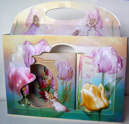 Fairy Tulip Presentation Box for Matching All in One Card by Margaret McCartney