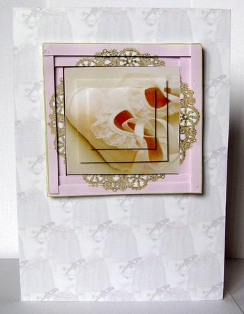 Christening Gown Girl Vellum by Margaret McCartney
