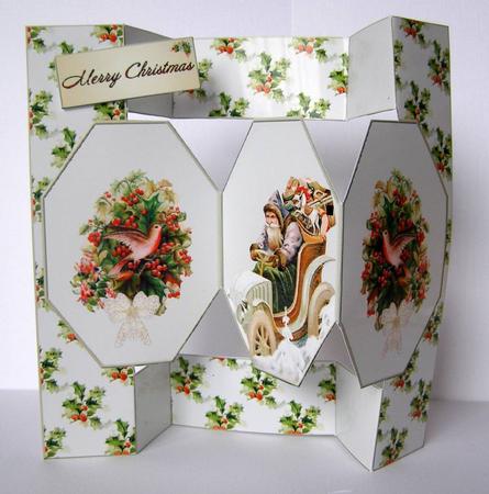 Santas Sleigh Pop Up by Margaret McCartney