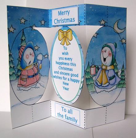 Cute Little Snowgirls by Margaret McCartney