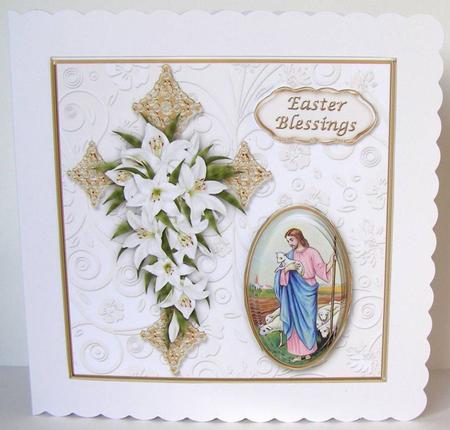 Religious Easter or Sympathy Card by Margaret McCartney