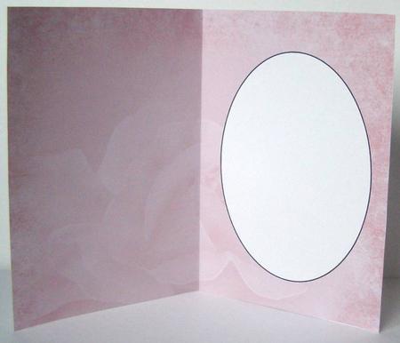 Dusky Peach Antique Rose Insert by Margaret McCartney