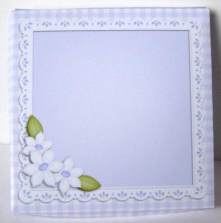 Gingham & Lace 4 x 4 Square Card Box Mini Kit by Margaret McCartney