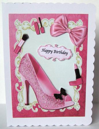 Hot Pink Shoe & Make Up by Margaret McCartney