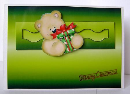 Present Bear Slider by Margaret McCartney