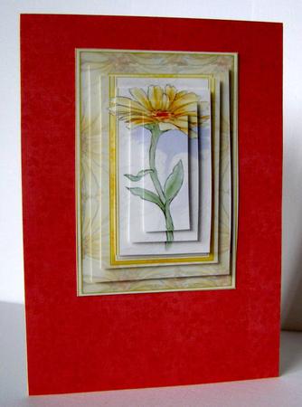 Golden Flower Pyramid. by Margaret McCartney