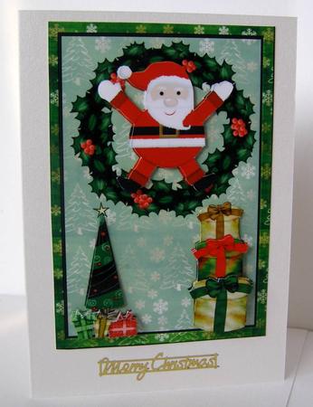 Santa's Wreath by Margaret McCartney
