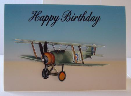 Airplane Card Front by Margaret McCartney