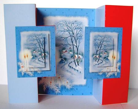 Across the Snow Double Fold Back by Margaret McCartney