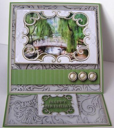 Weeping Willows Framed Art Easel Card Mini Kit by Margaret McCartney