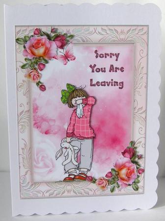 Sorry You Are Leaving A4 by Margaret McCartney