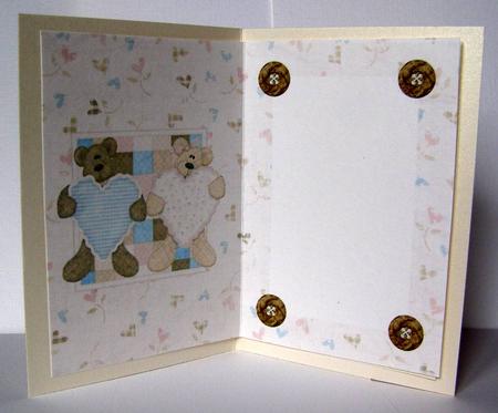A Beary Special Love Card Insert by Margaret McCartney