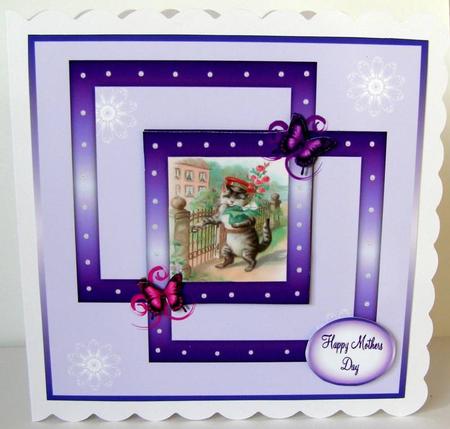 Vintage Postman with Flowers by Margaret McCartney