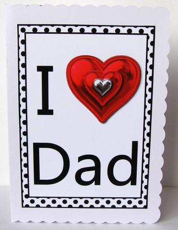 I Love Dad - Quick Card with Mini Insert by Margaret McCartney
