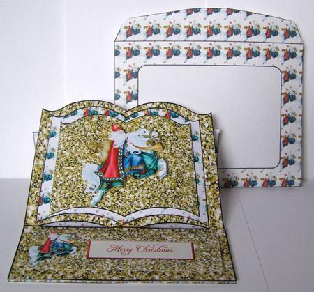 St Nick on a Horse Easel Book Kit by Margaret McCartney