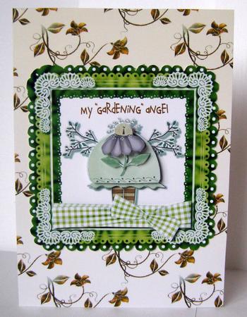 My Gardening Angel Topper by Margaret McCartney