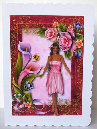 Tropical Enchanted Elf + Decoupage by Margaret McCartney