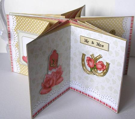 3D Wedding Carousel Card Kit by Margaret McCartney
