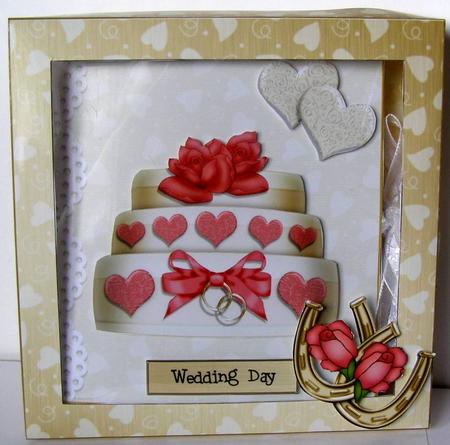 3D Wedding Carousel Coordinating Card Box Kit by Margaret McCartney