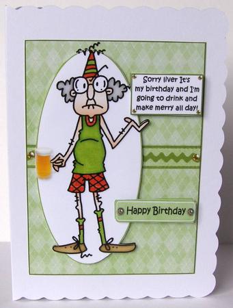 Gus is Making Merry Quick Card by Margaret McCartney