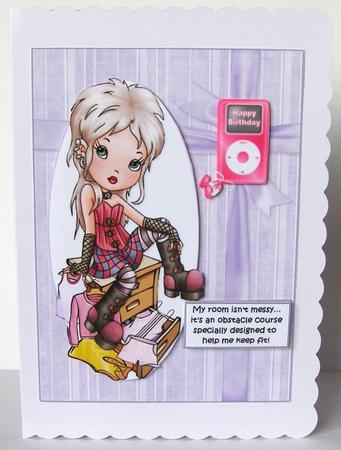 The Teen Diva Has a Specially Designed Room Quick Card by Margaret McCartney