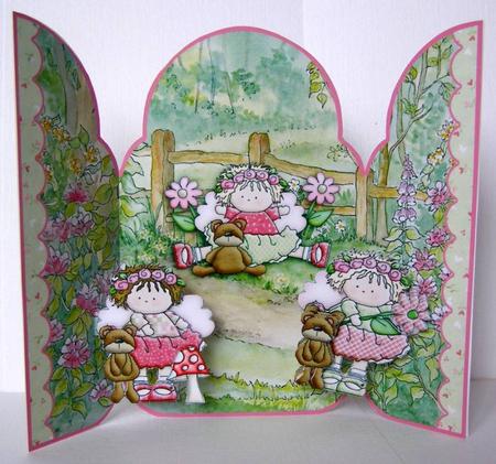 Gate Fold Pop Up Woodland Fairies by Margaret McCartney