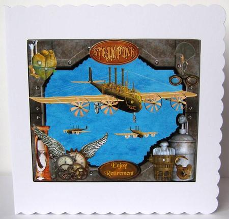 Steam Punked Airtime Travel Easy & Quicktopper by Margaret McCartney