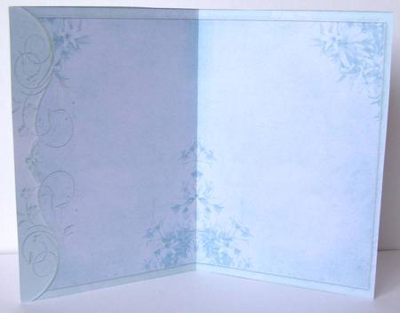 Delicate Flowers Pale Green Insert by Margaret McCartney