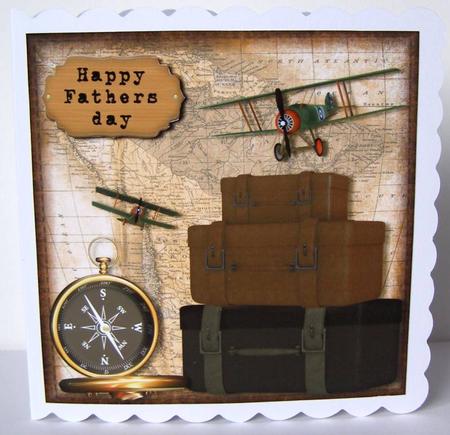 Vintage Travel - Male - Dad - Fathers Day by Margaret McCartney
