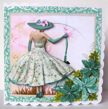 1950's Bird Lady Mini Kit by Margaret McCartney