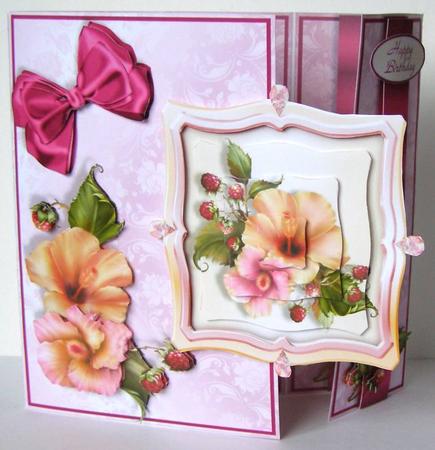 Gatefold Mini Kit - Summer Hibiscus & Berries by Margaret McCartney