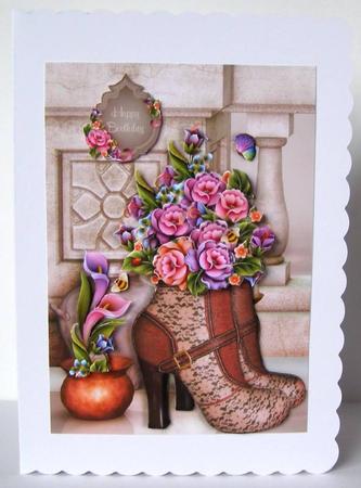 Enchanted Garden and Boots Mini Kot by Margaret McCartney