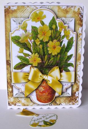 Victorian Flower Collection - Primrose by Margaret McCartney
