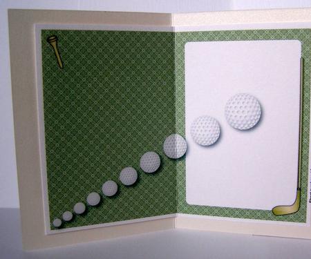 Golf Insert Green Pattern by Margaret McCartney