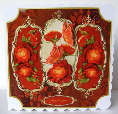 Panels Roses by Margaret McCartney