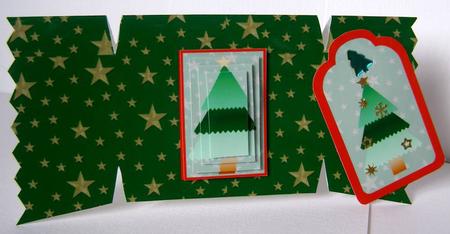 Christmas Tree Cracker Card by Margaret McCartney